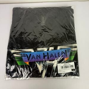 Van Halen Original Logo 2022 Graphic Tshirt Size Large Black New Gildan